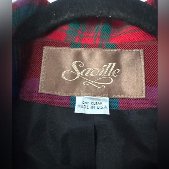 nwt vintage multi color plaid suit jacket blazer - Picture 6 of 8